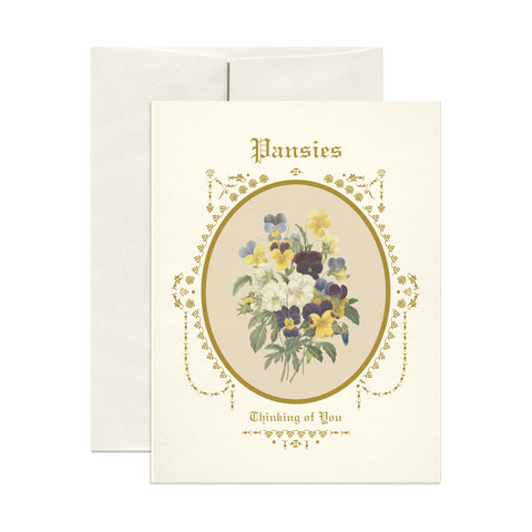Pansy Friendship Card