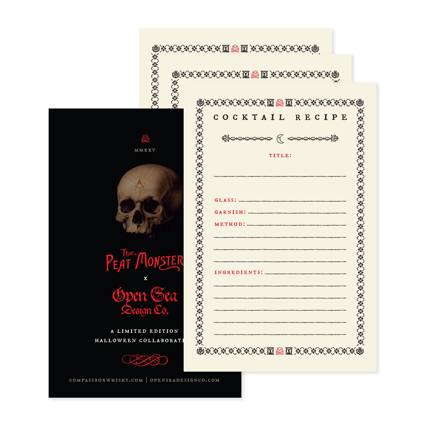 Cocktail Recipe Cards