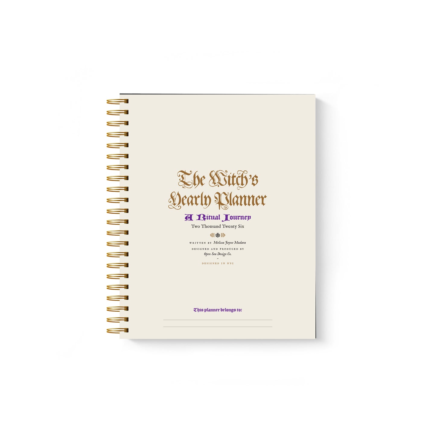 The Witch's Yearly Planner 2026