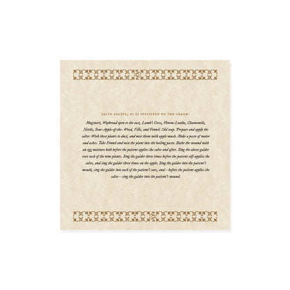 Nine Plants Spell Salve